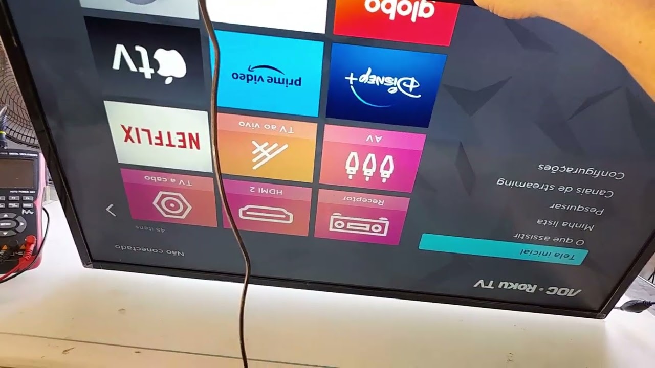 Tv Oca 32s5195/78 sem imagem curto na tela ,método rápido recuperação
