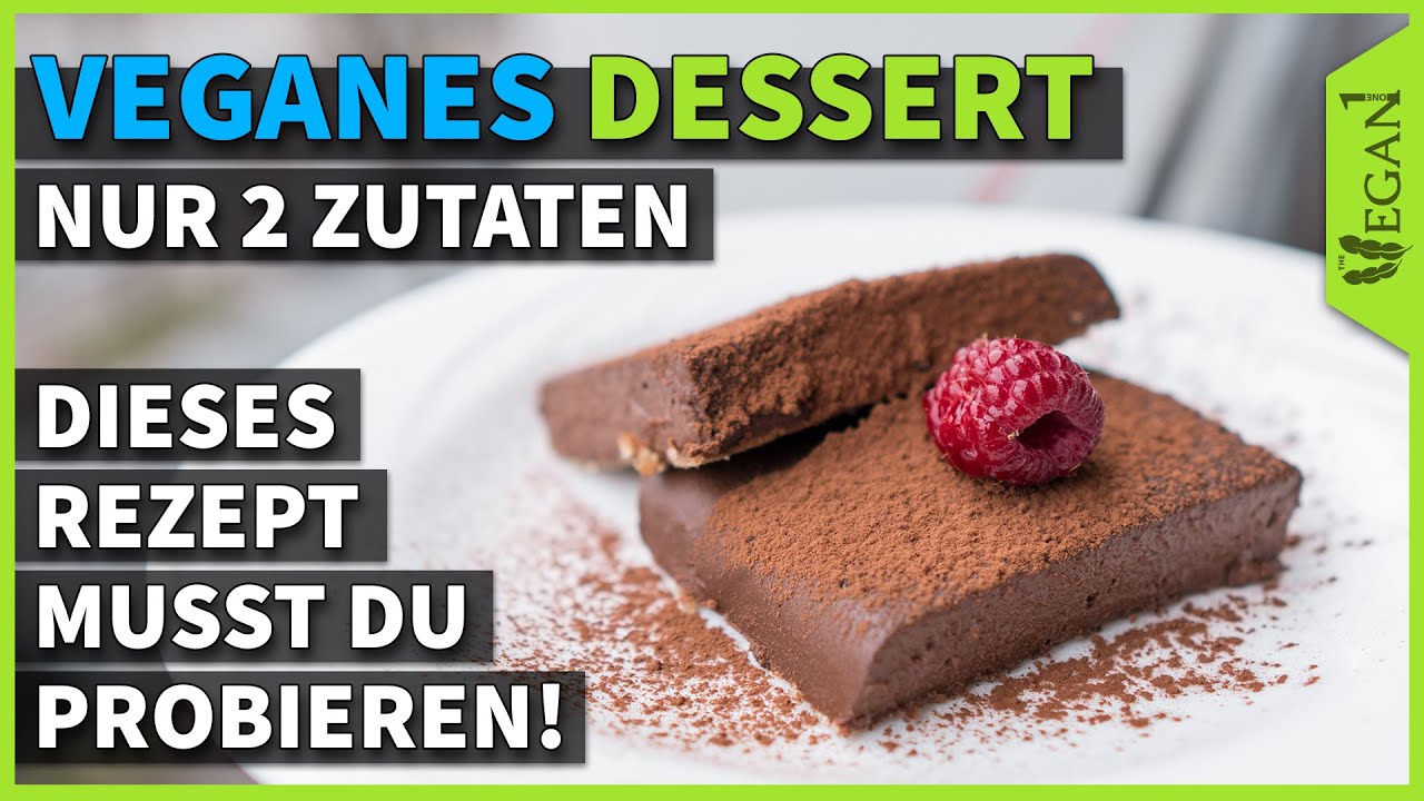 VEGANES DESSERT MIT 2 ZUTATEN - Vegane Rezepte | TheVeganOne