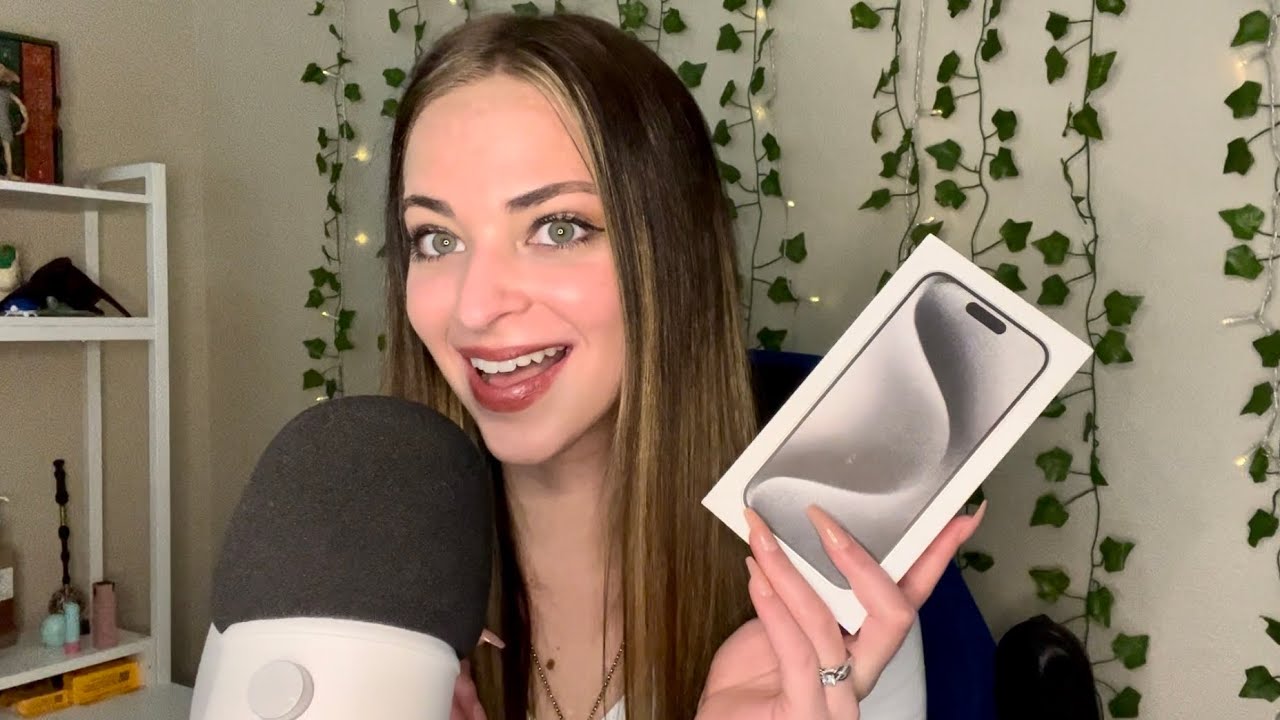 ASMR| New Phone Tour📲
