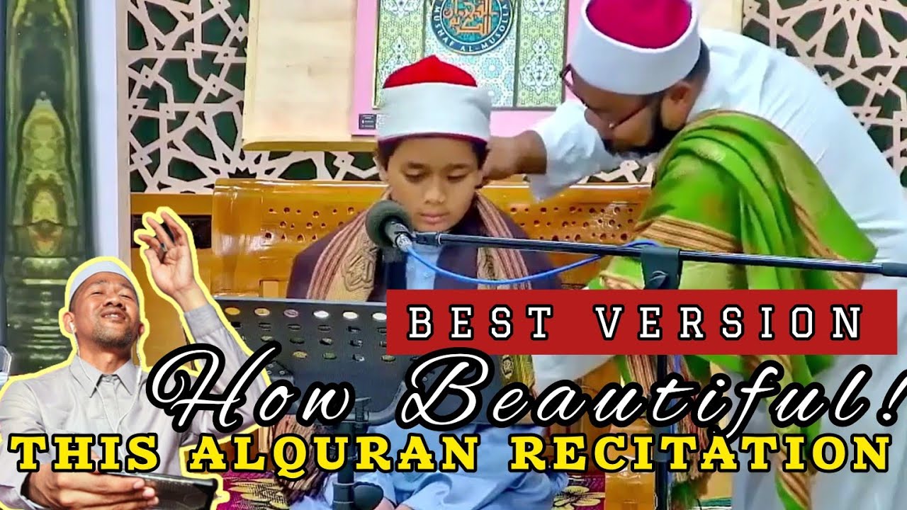 LANTUNAN ALQURAN SANGAT INDAH DARI AHMAD AZFAR QORI MALAYSIA | VIDEO REACTION