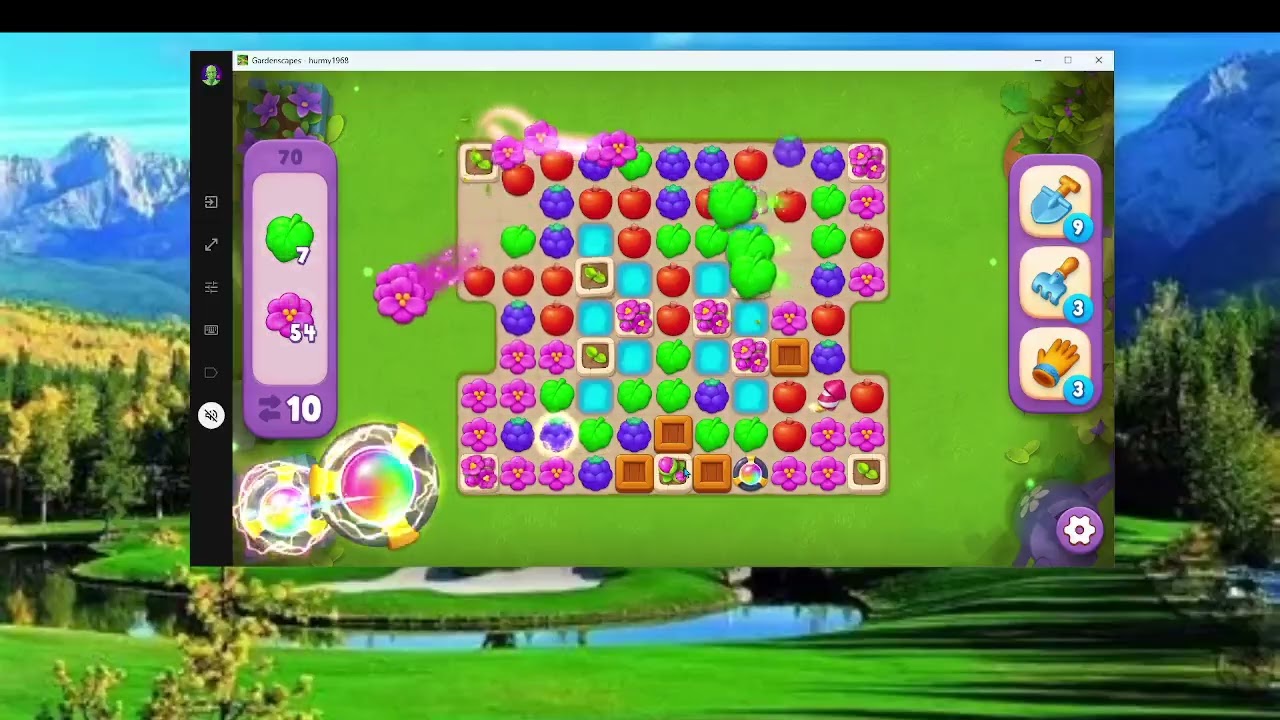 Gardenscapes Super Hard Level 70 Completed | F2P Strategy & Audio Talkthrough Walkthrough