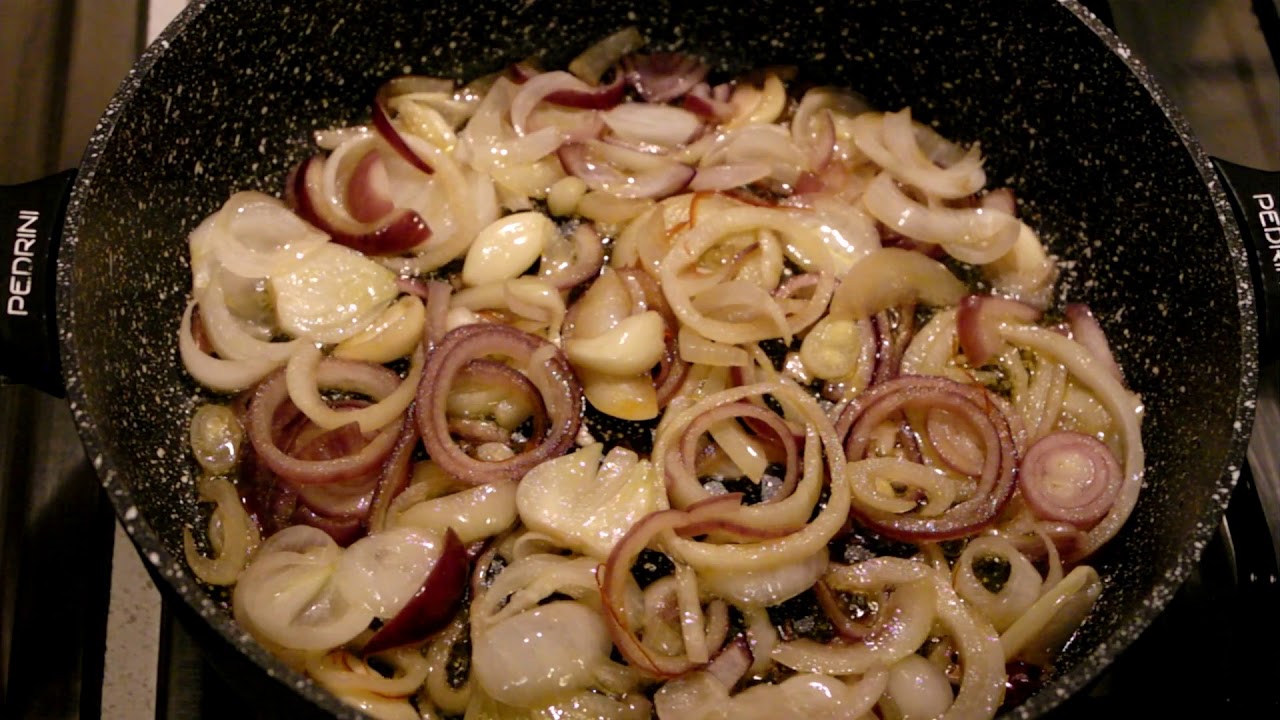 Frattaglie di pollo alla cipolla