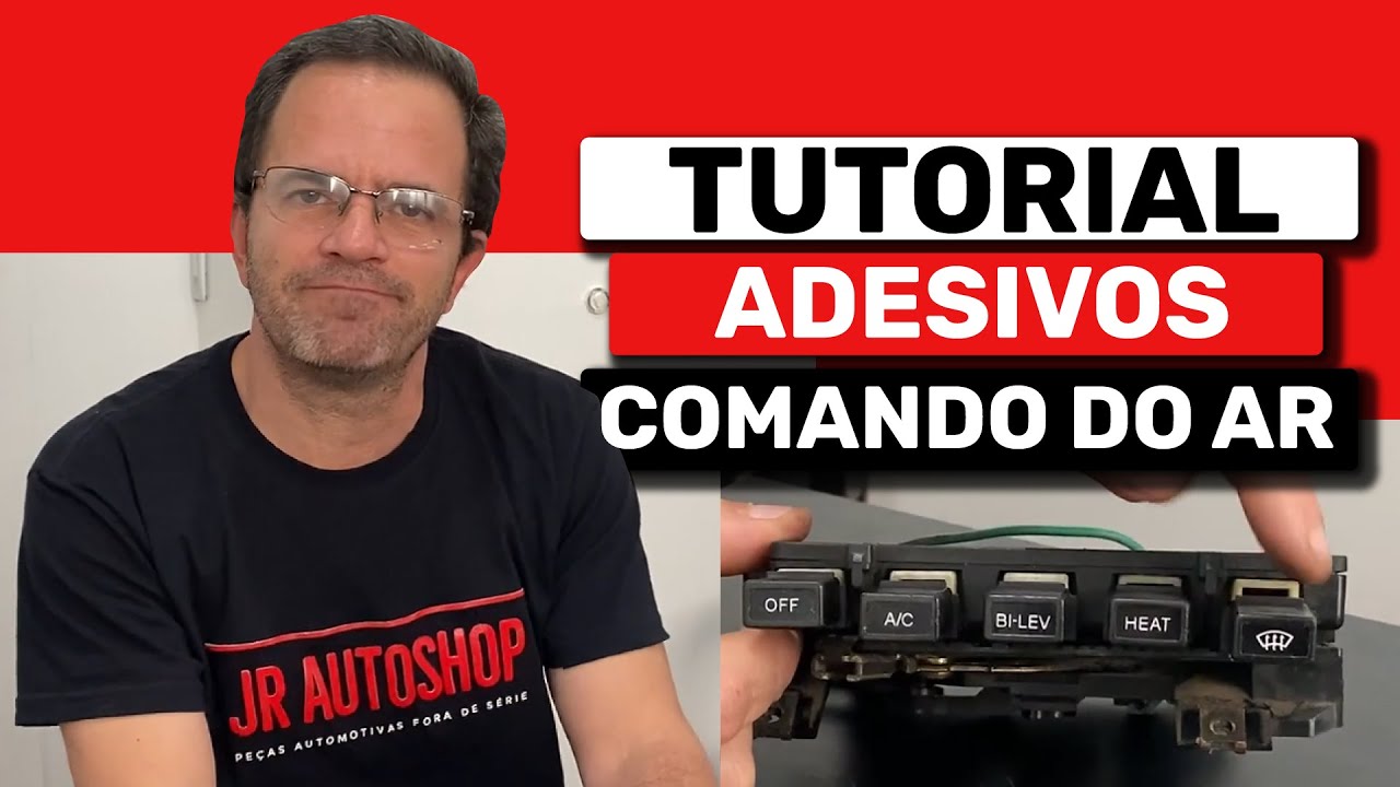 Quadrados VW: APLICAÇÃO CORRETA DOS ADESIVOS DO COMANDO DO AR | DICAS JR AUTOSHOP