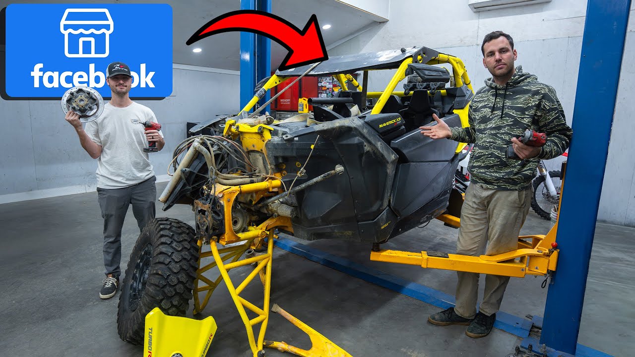Снова чиню свой дешевый Can-Am, купленный на распродаже…