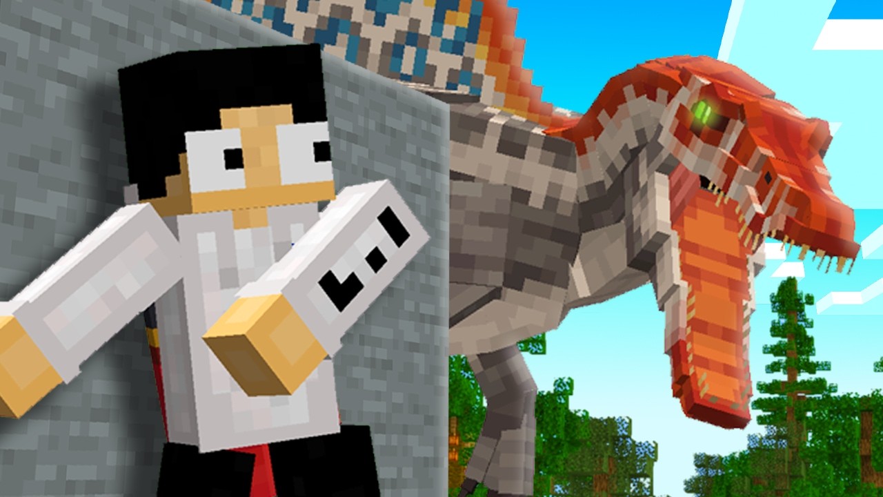 SOBREVIVÍ 10 Días a DINOSAURIOS en Minecraft!