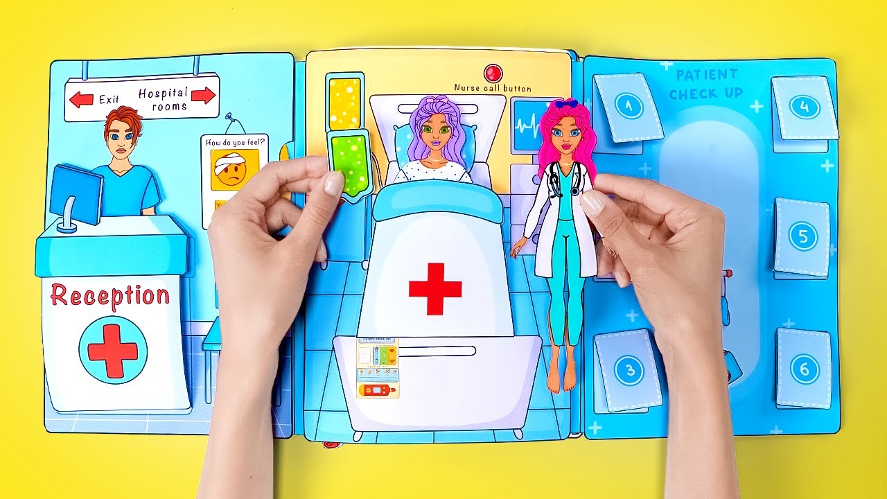 Zr&oacute;bmy szpital z papieru 🏥 Łatwe projekty DIY z papieru