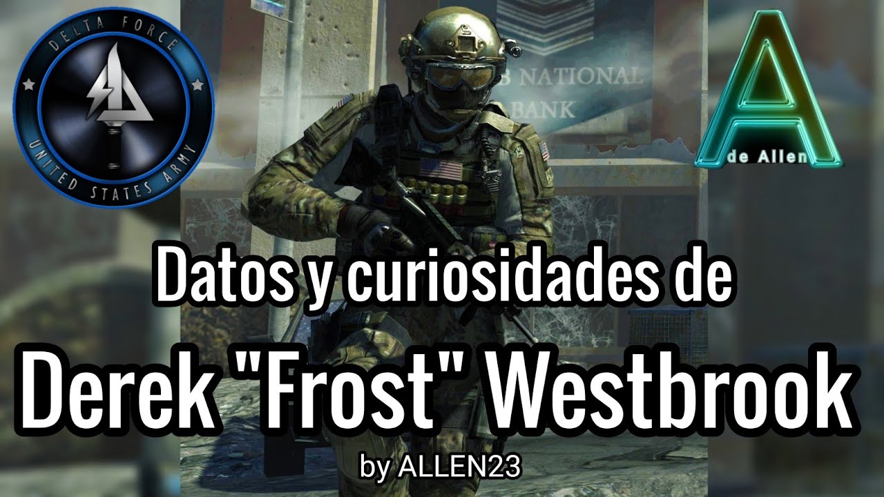 Derek Frost MW3 historia, datos y curiosidades Call of Duty