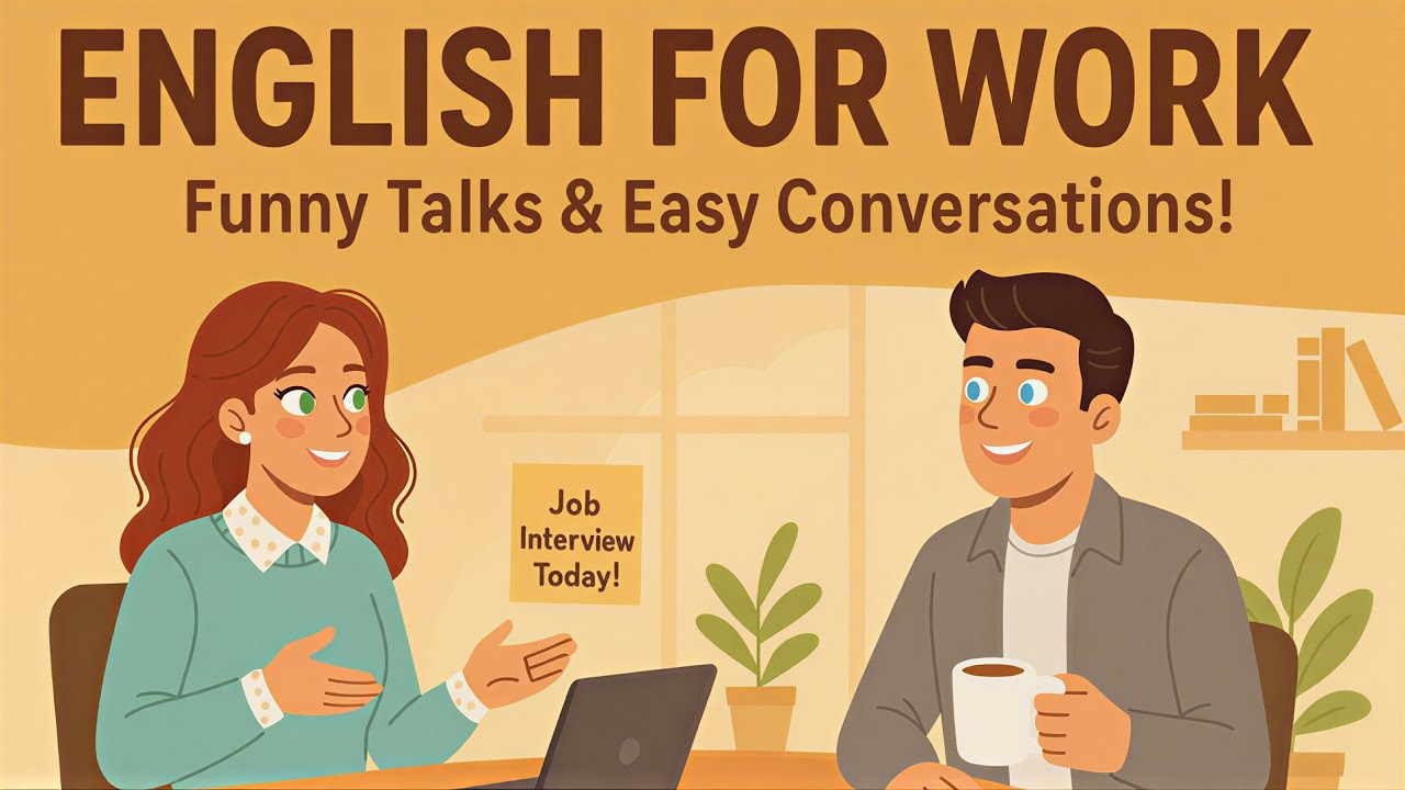 English for Work Made Easy Funny | Talks & Easy Conversations for Beginners | English Podcast