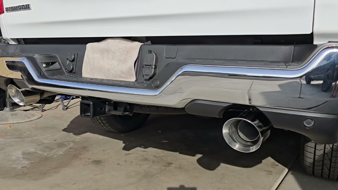 Stainless Works Redline series. 2025 Ram Hurricane i6 cat-back exhaust.