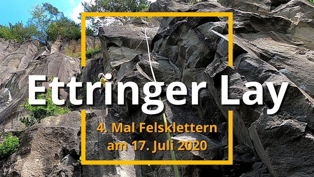 Felsklettern in Ettringer Lay (17. Juli 2020)