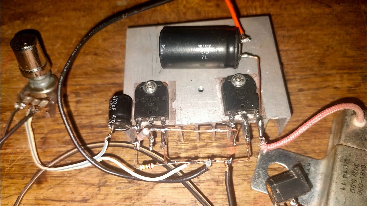 power Audio amplifier 2 Transistor c5198 a1941