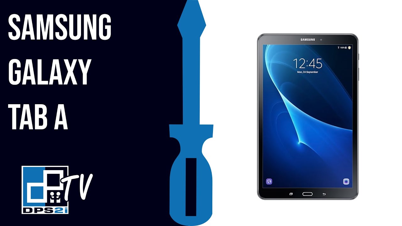 Démontage de la tablette Samsung t580 galaxy tab A6 + changement de la vitre tactile
