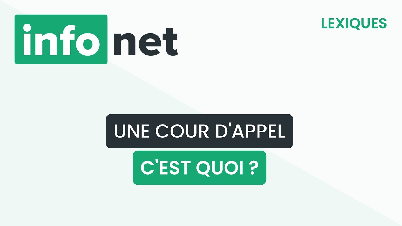 Une cour d'appel, c'est quoi ? (d&eacute;finition, aide, lexique, tuto, explication)
