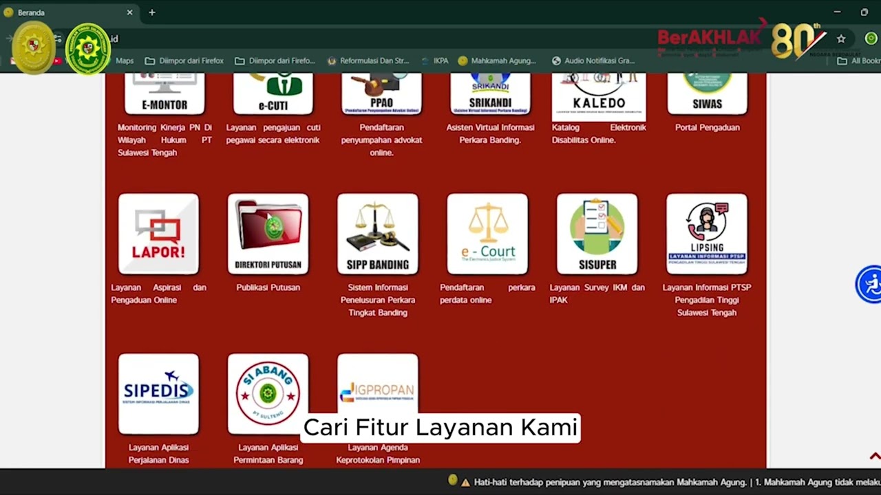 Aplikasi DIGPROPAN (Digitalisasi Agenda Keprotokolan Pimpinan Pengadilan)