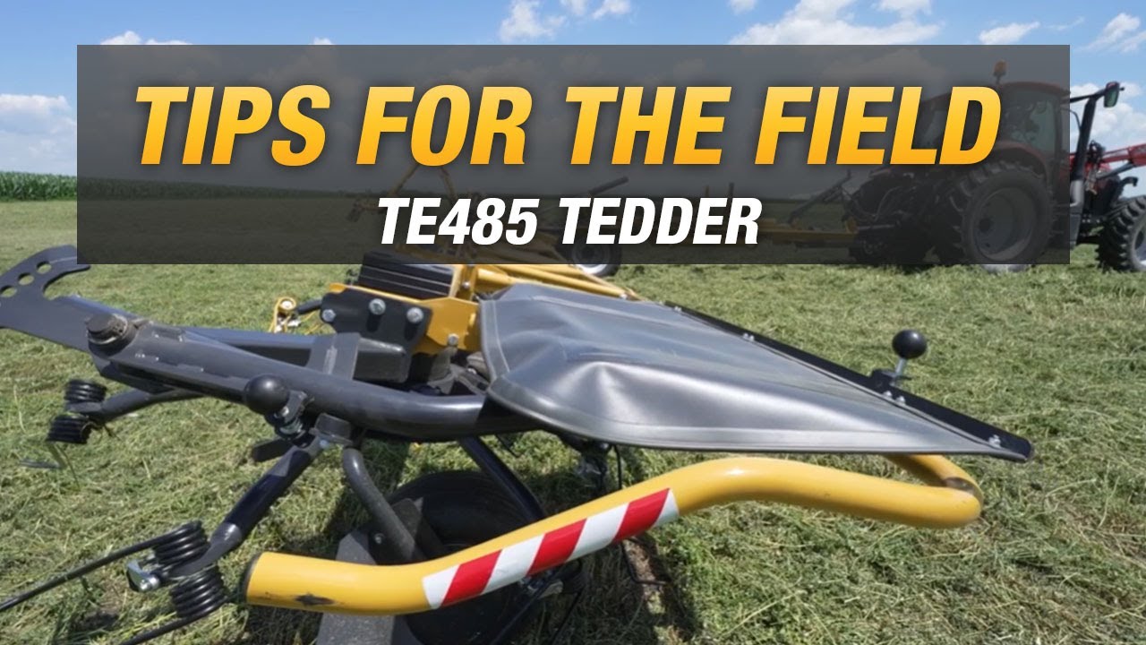 Get the TE485 tedder ready for the field | Vermeer