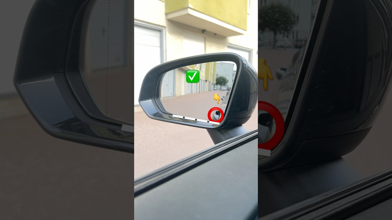 car mirror adjustment | car mirror setting | car driving training