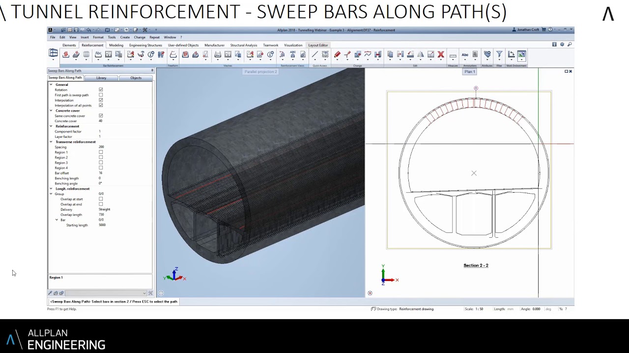 Webinar: An Introduction to Tunnelling with Allplan Engineering
