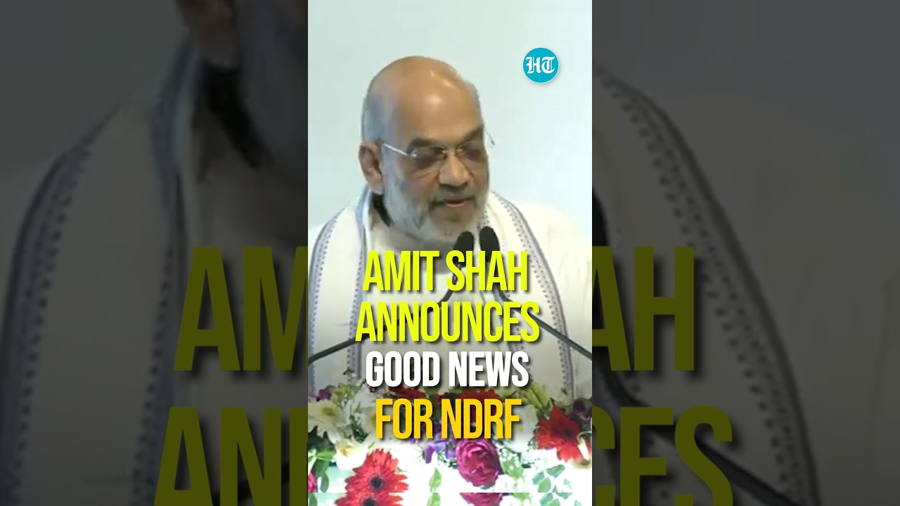 Amit Shah Announces Risk & Hardship Allowance For NDRF Amid Flood Season