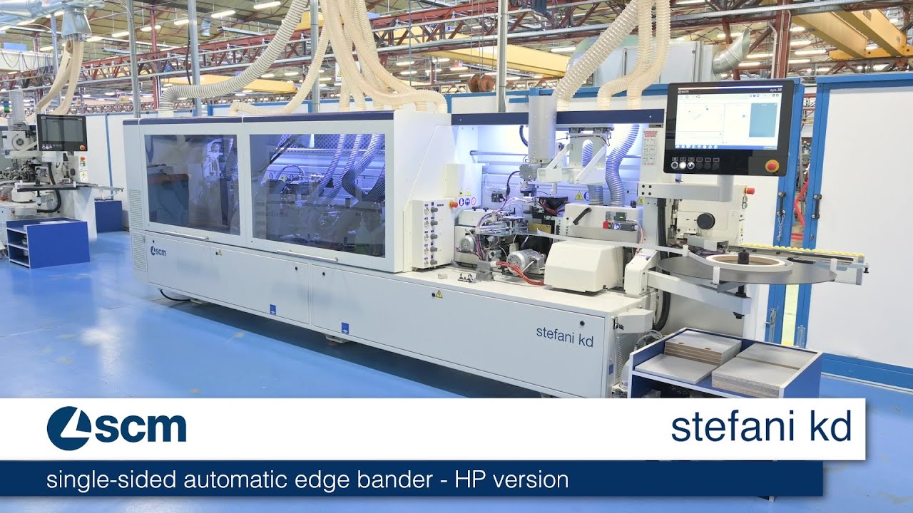 scm stefani kd - single sided automatic edgebander - HP version