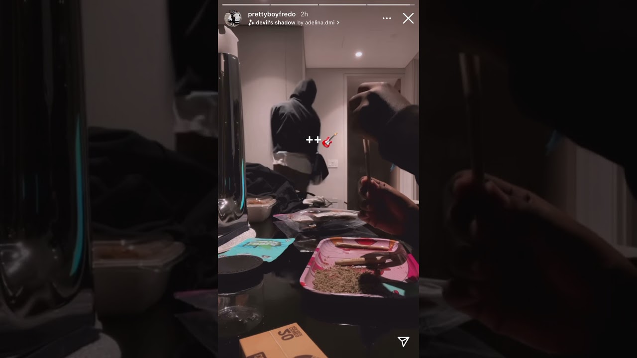 Prettyboyfredo arrested for having weed 😱 Prettyboyfredo Exposed
