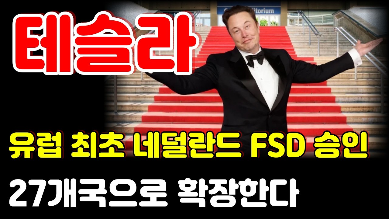 [테슬라 전망] 유럽 최초 FSD 승인! 돈 벌 준비 되셨나요?