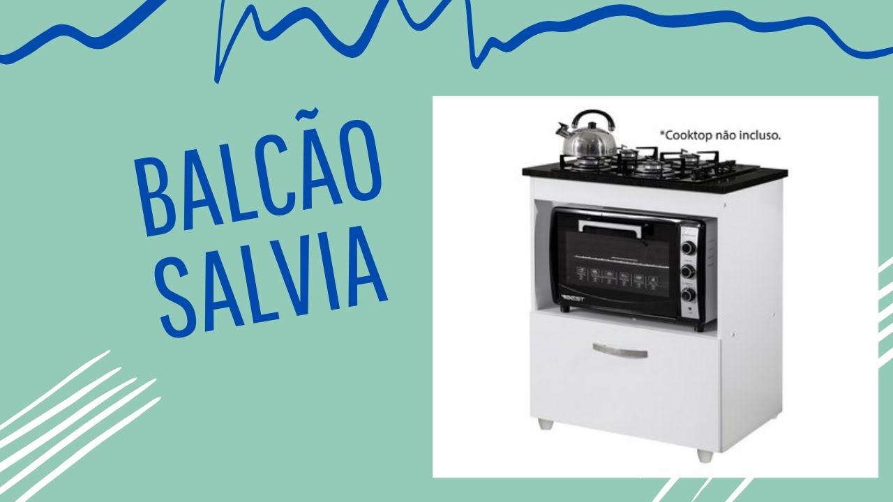 BALCÃO SALVIA KAIKI MOVEIS