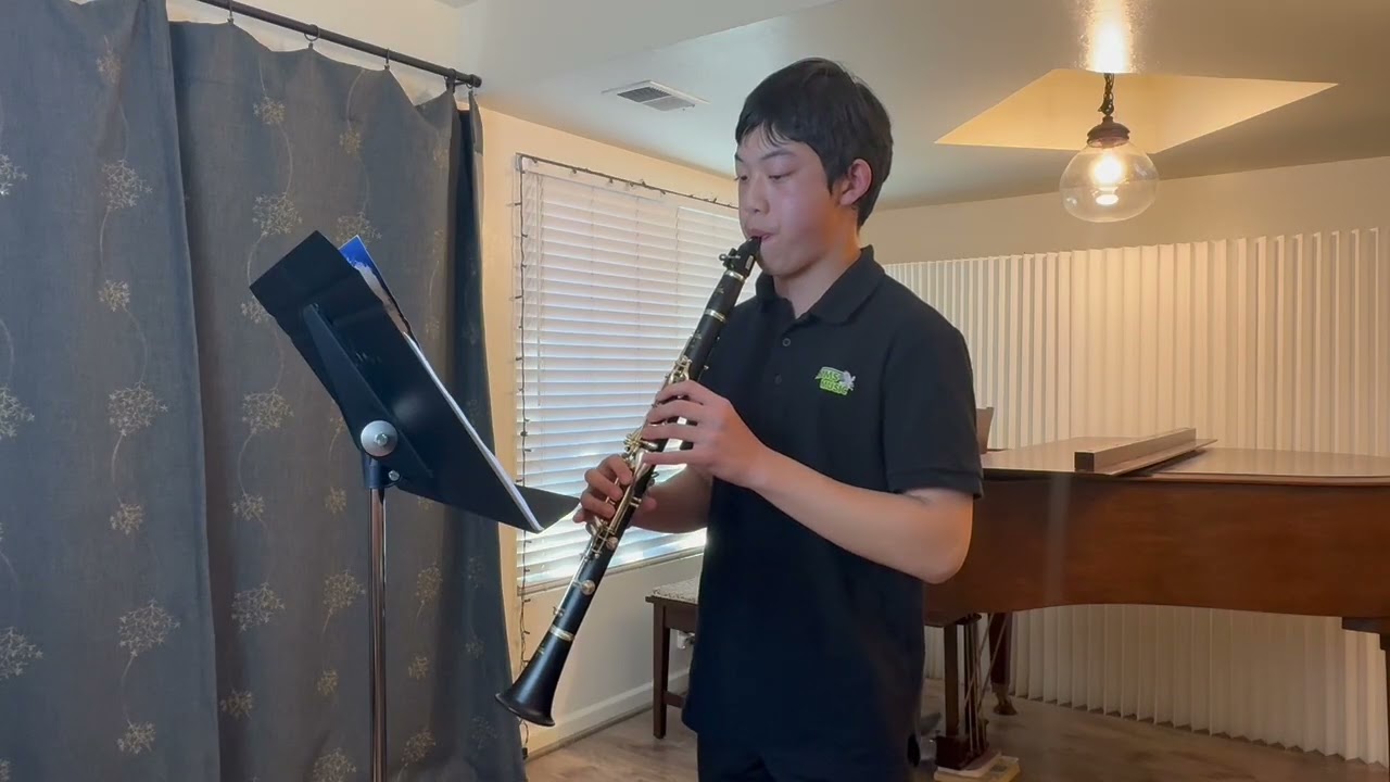 Aaron Clarinet recording - Pastorale