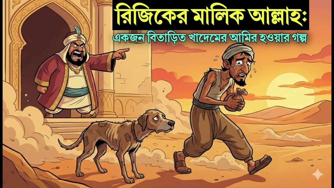 দয়ালু খাদেম ও সেই অভুক্ত কুকুর — ভাগ্যের এক অলৌকিক পরিবর্তন! Islamer Alo