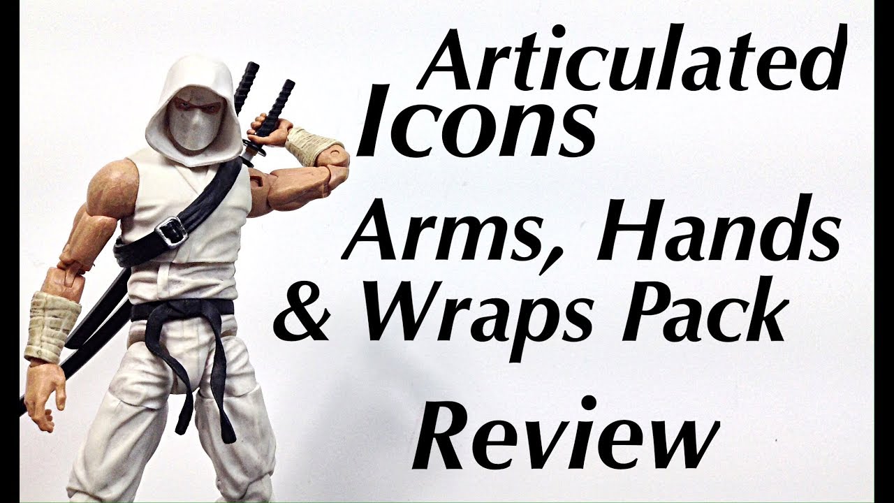 The Fwoosh Articulated Icons: The Feudal Series ARMS, HANDS & WRAPS PACK Review Toy Review