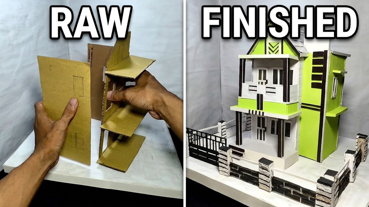 How to Build a Modern Mini House | DIY Step by Step