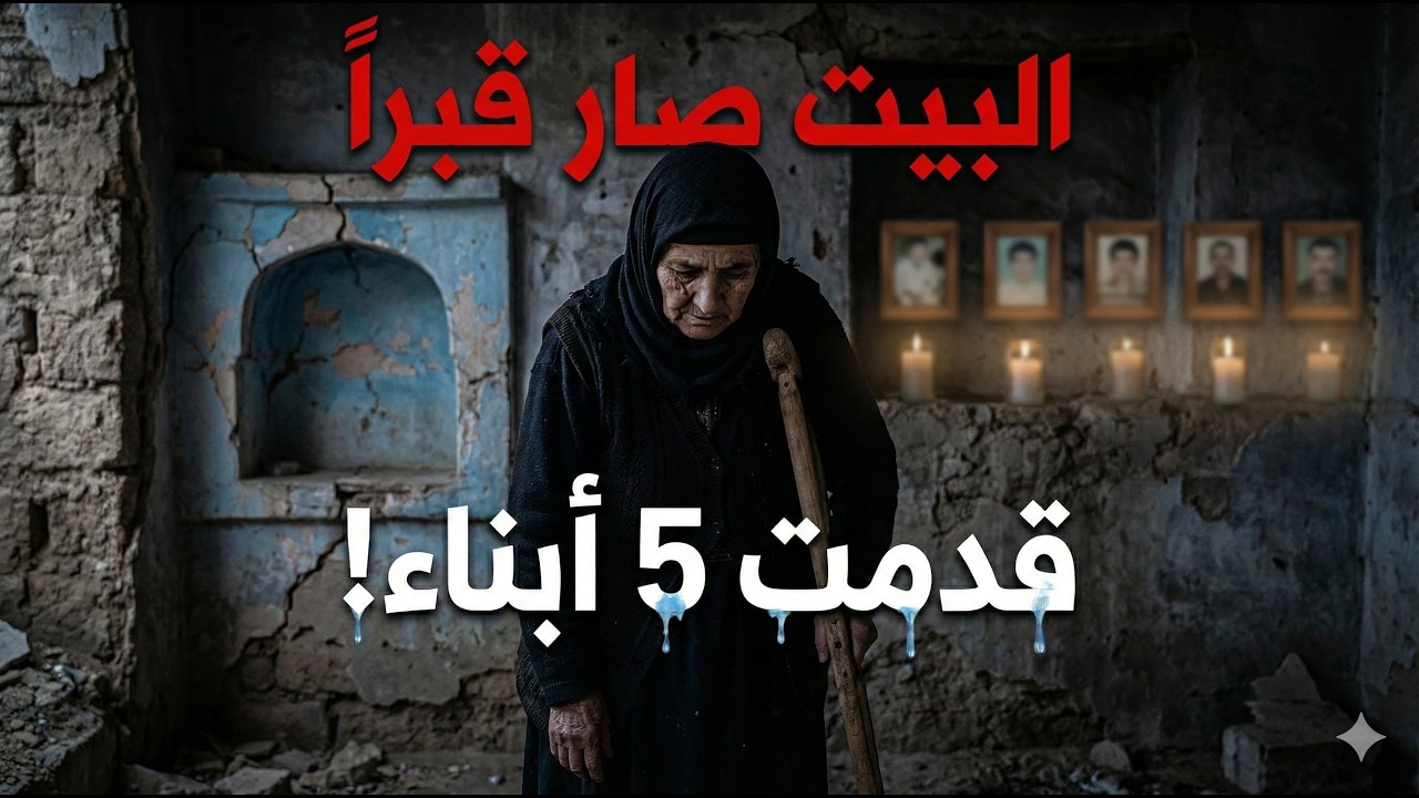 قدمت 5 أبناء وبقيت وحيدة: 