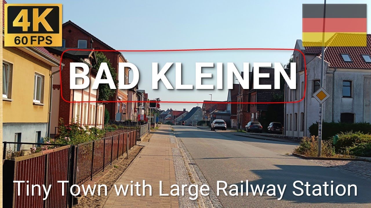 BAD KLEINEN, Germany 🇩🇪 | 2023 | 4K·60p | Walk in Typical North-Eastern German Spa Town
