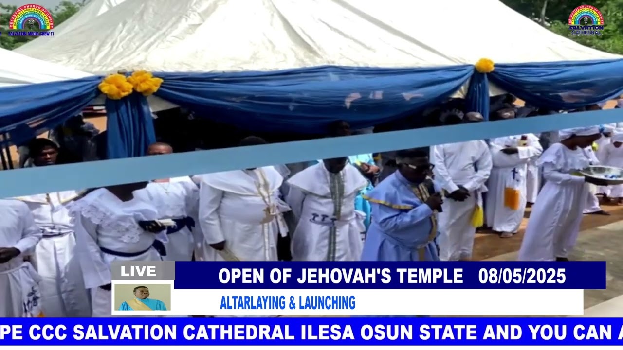 DEDICATION OF JEHOVAH'S TEMPLE  MAY-08-2025