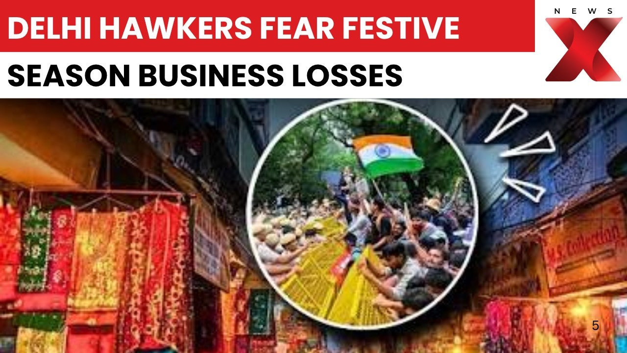 Delhi Protest: Delhi Hawkers Fear Festive Season Losses Amid Tiranga March Security Restrictions