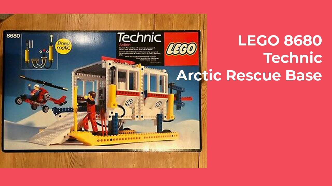 LEGO 8680 - Technic Arctic Rescue Base - Sarkvidéki mentőbázis