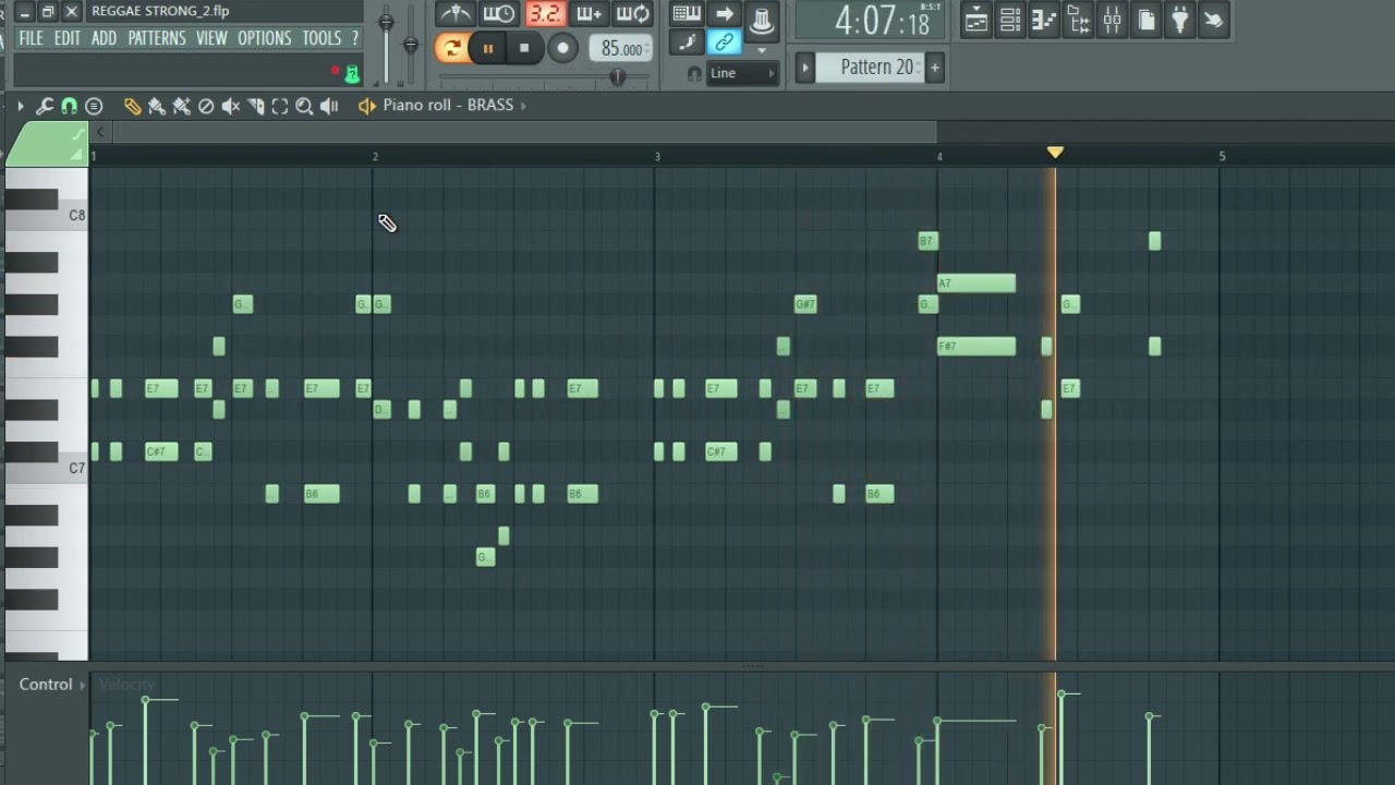 REGGAE STRONG_ Lucky Dube FL STUDIO 12 COVER BY 06CH