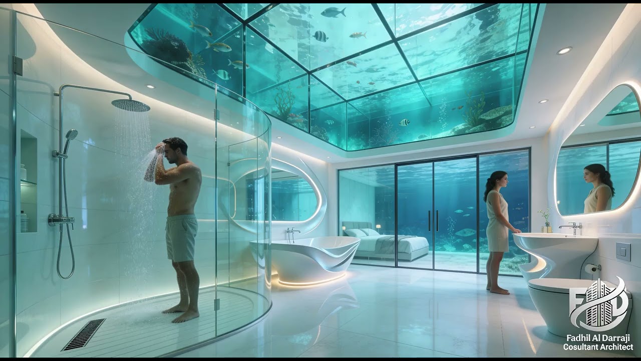 Best Future Bathrooms with Aquarium