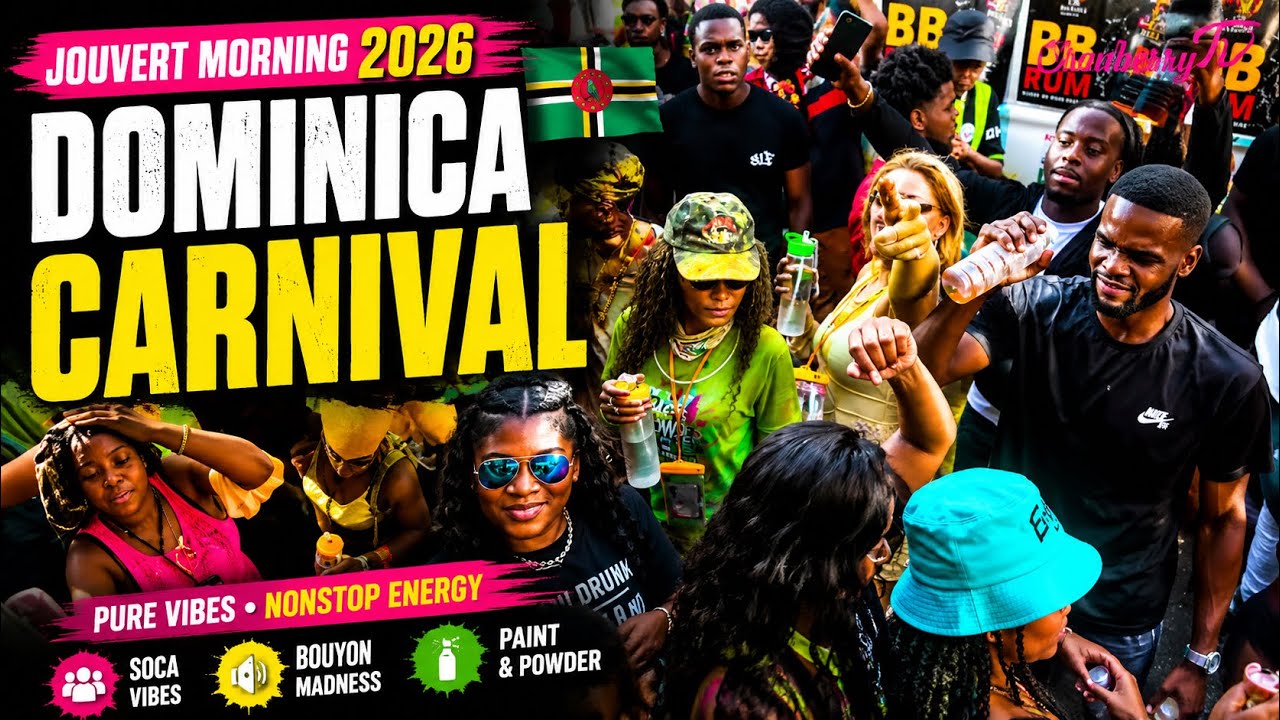 Jouvert Morning 2026| Dominica Carnival| CranberryTV