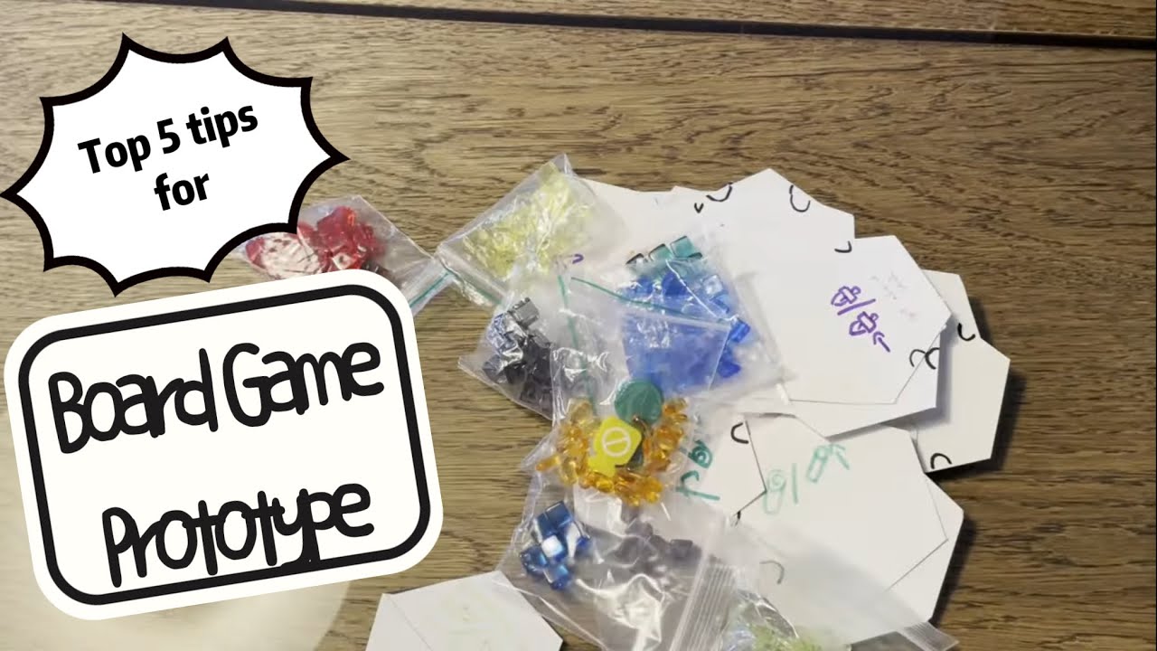 Top 5 TIPS to Start your Board Game PROTOTYPE