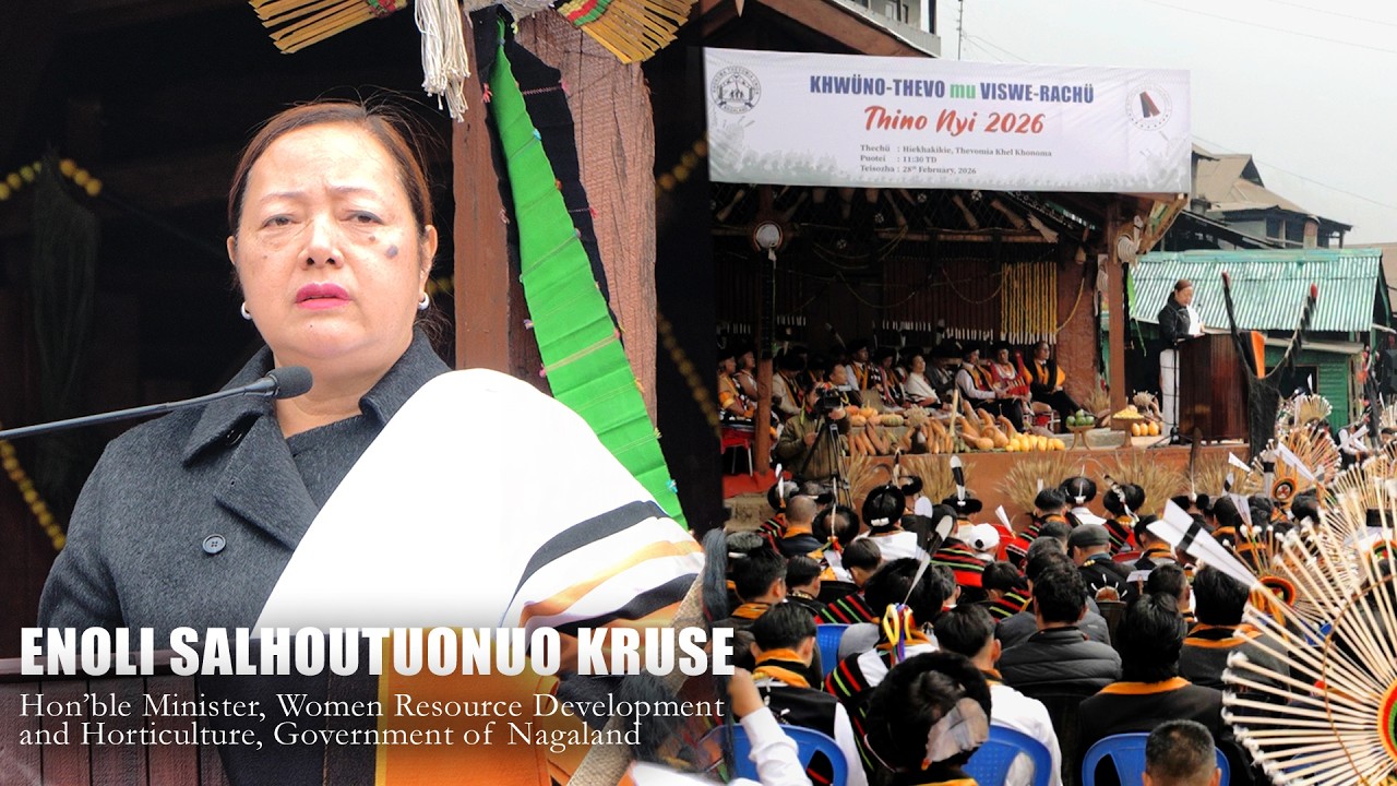 Hon'ble Minister Salhoutuonuo Kruse highlights unity at Khwüno Thevo  Viswe Rachü Thino Nyi 2026