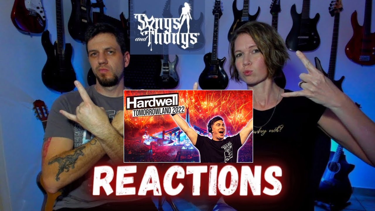 Metal Heads Songs and Thongs 🤟 Reacting to Hardwell Epic Hardstyle Closing  Tomorrowland 22 Week 3