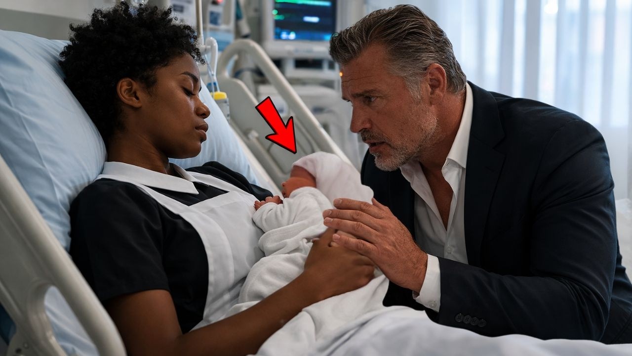 Billionaire Got His Black Maid Pregnant and Denied Her—Until He Saw the Baby’s Eyes