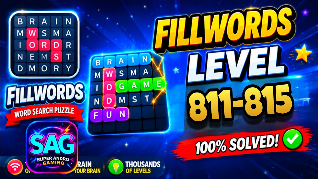 FILLWORDS 811 812 813 814 815