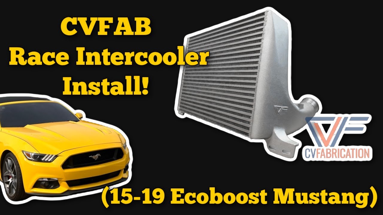 15-23 2.3L Ecoboost Mustang CV Fabrication Race интеркулер и установка наддувочного трубопровода!