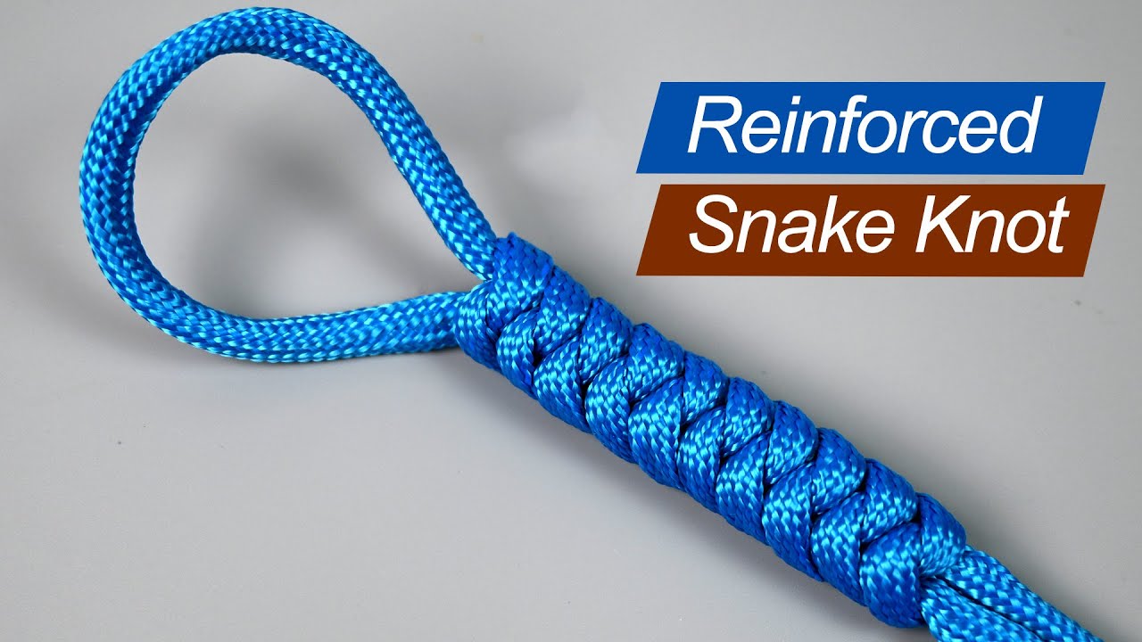 How to make a reinforced snake knot
