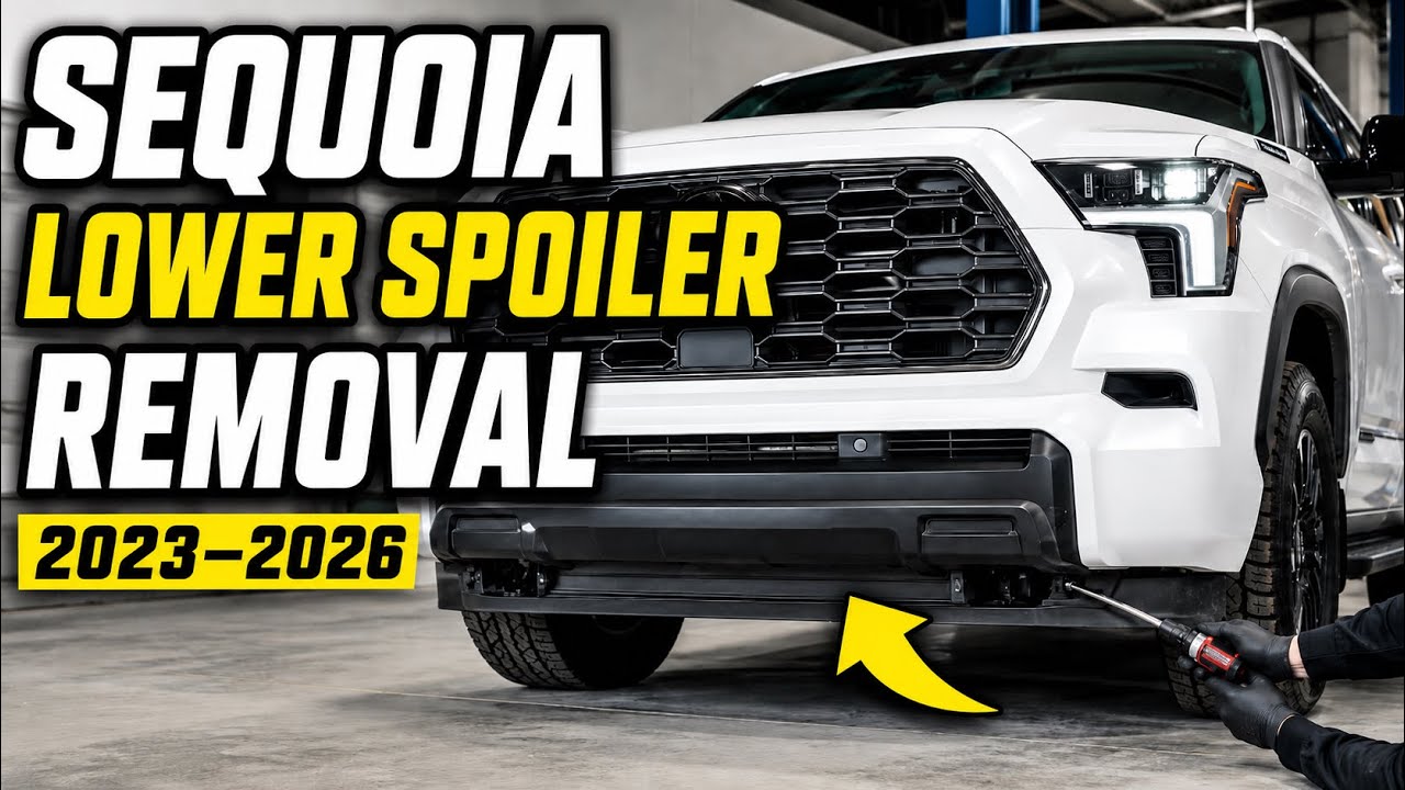 Как сделать ваш Toyota Sequoia 2023&ndash;2026 годов в 10 раз лучше &mdash; снимите передний воздухозаборник/...