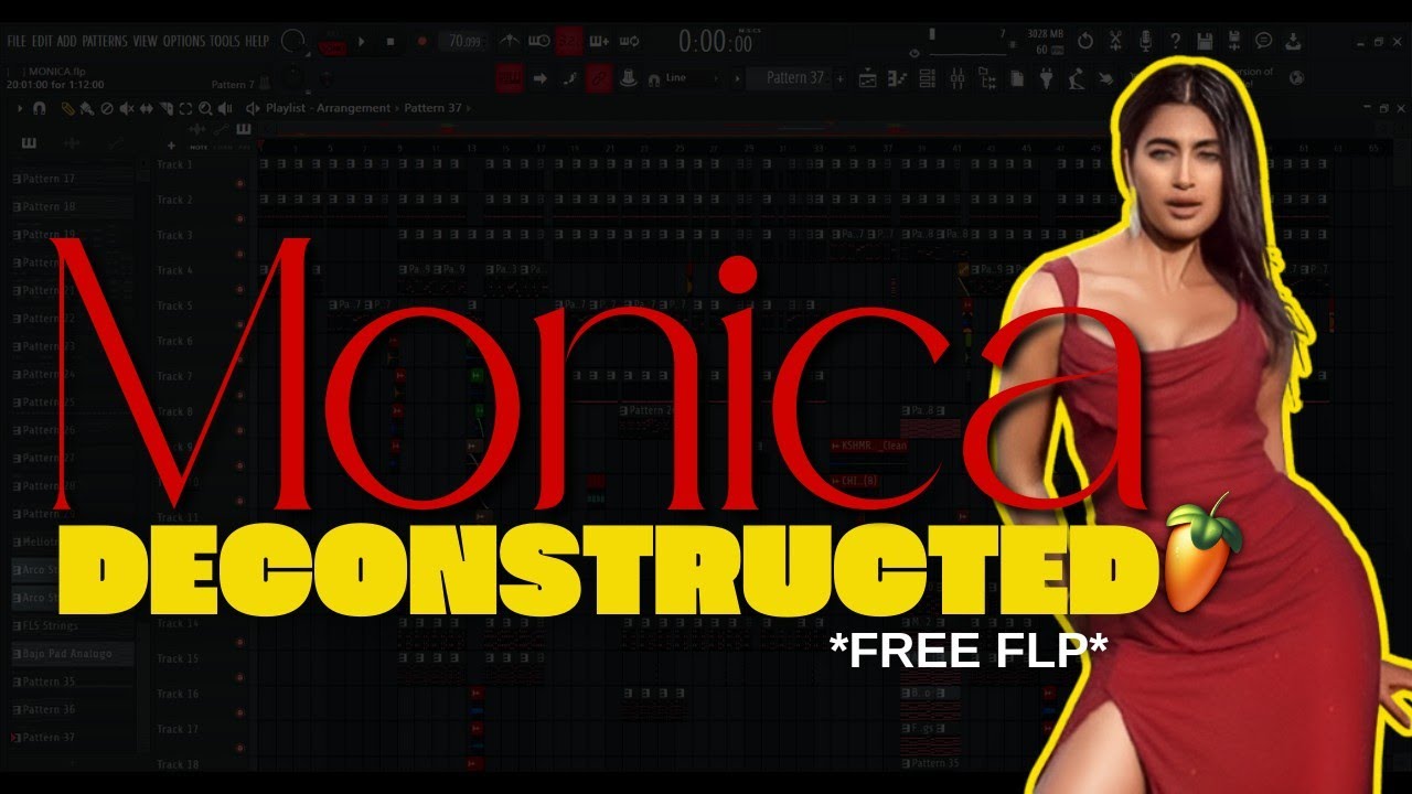 [FREE FLP] How Anirudh Made MONICA | FL Studio 24