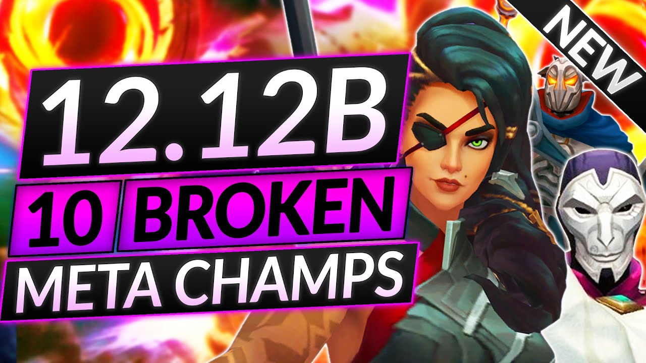 10 MOST BROKEN CHAMPS of EVERY ROLE for Patch 12.12B - Best Mains Tier List - LoL Guide