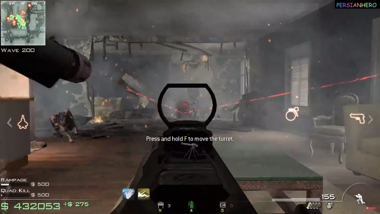 MW3 COOP RESISTANCE wave 200 (disconnection) with EVAN360FLIP