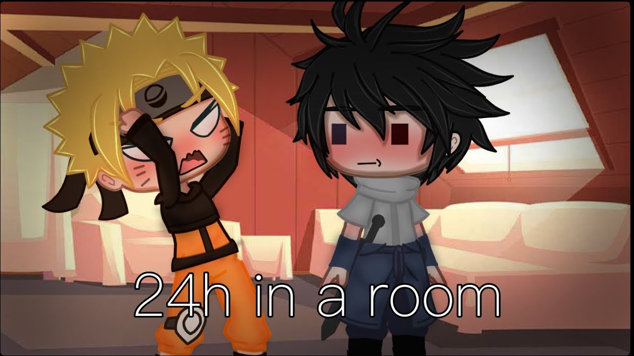 Sasunaru stuck in a room for 24h / Gacha club / gay / AU / part 2